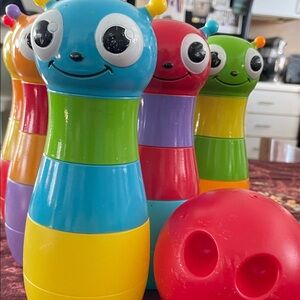 Vibrant Insect Bowling Set for Kids